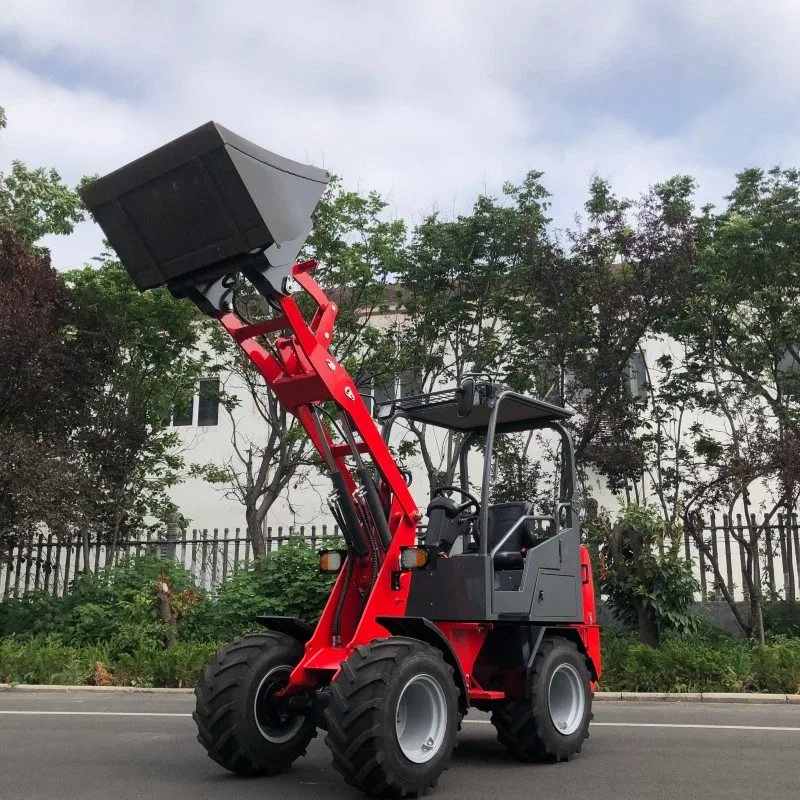EV300 electric loader in recycling area