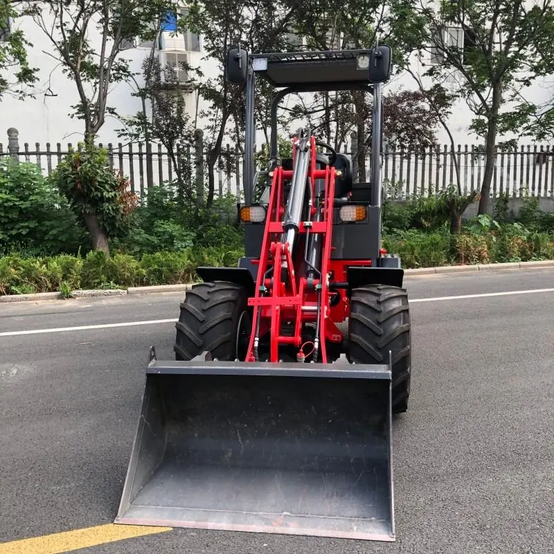 EV300 electric loader front view