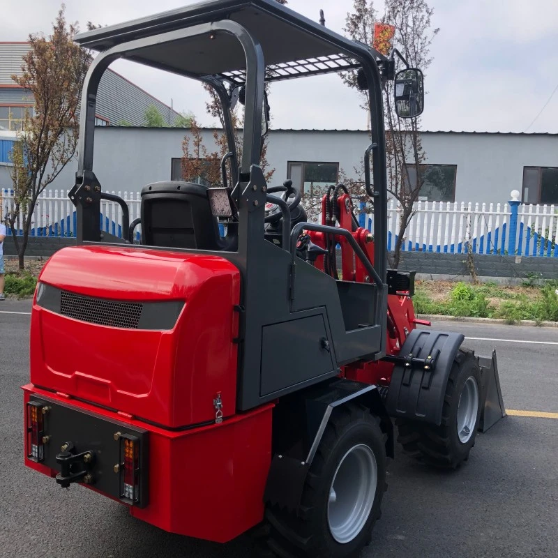 EV300 electric loader working indoors