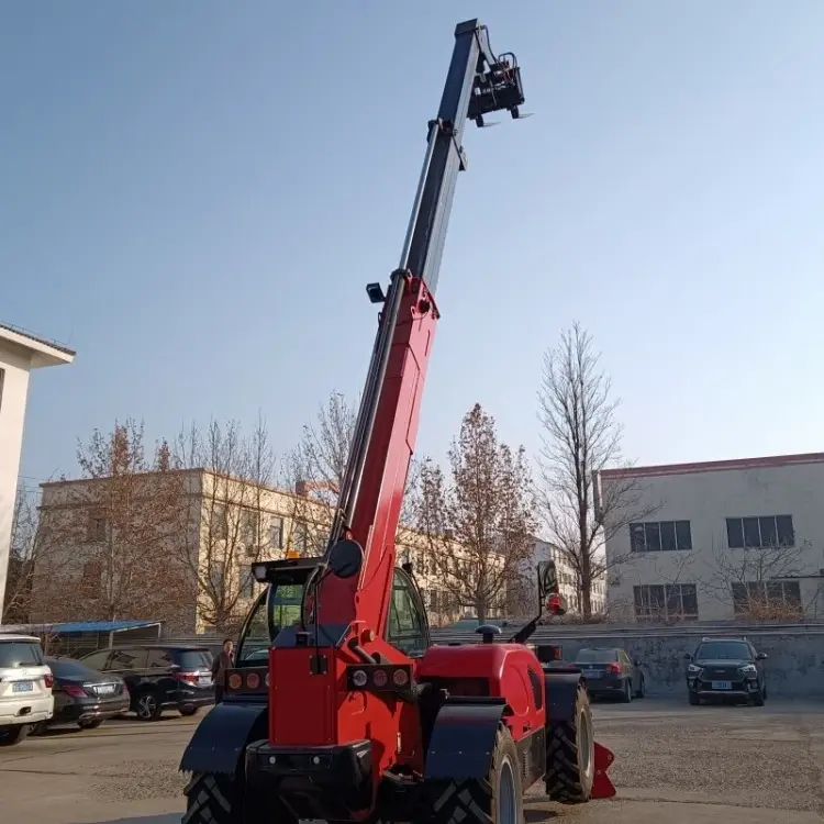 Carretilla elevadora telescópica de pluma larga